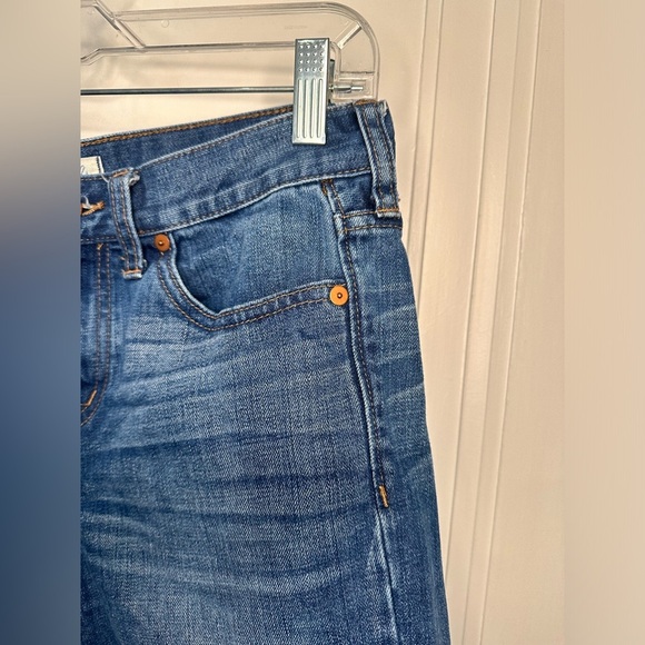 Madewell Raw EdgeHigh Rise Boy Denim Shorts C1737 size 26 - Picture 3 of 9